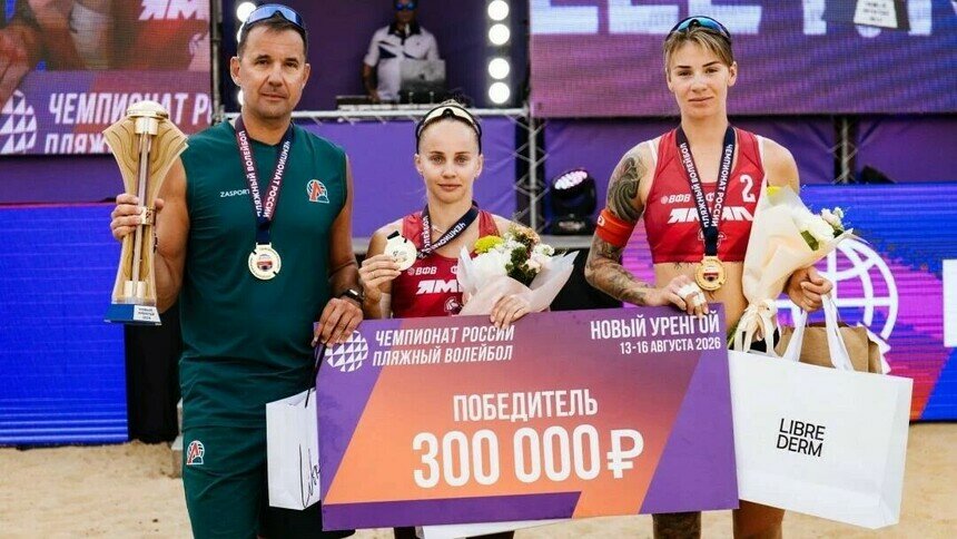 Мария Егорова и и Мария Лазуренко – победительницы седьмого этапа чемпионата | Фото: министерства спорта Калининградской области