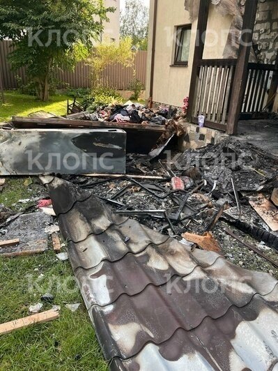«На втором этаже просто звёздное небо»: семья из посёлка под Калининградом осталась без крыши после пожара (фото, видео)   - Новости Калининграда | Фото: предоставила Сабина 