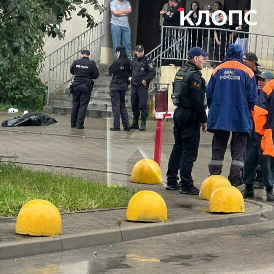 На Челнокова женщина выпала из многоэтажки и разбилась насмерть (фото) - Новости Калининграда | Фото: очевидцы