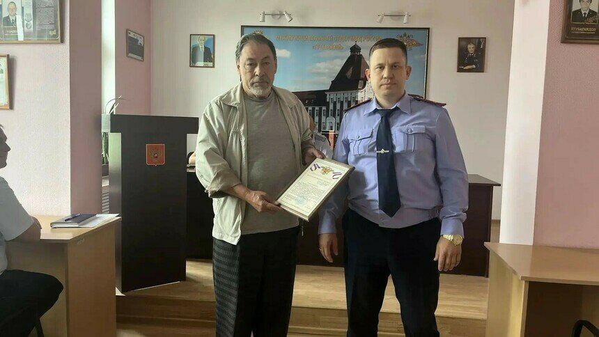 Ночью в Гусеве майор милиции в отставке пришёл на помощь женщине и помог поймать нападавшего - Новости Калининграда | Фото: региональный СКР