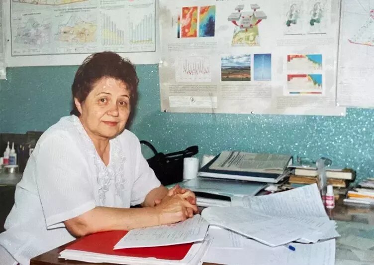 Галина Михайловна Баринова на кафедре, 2010 год | Фото: БФУ им. И. Канта