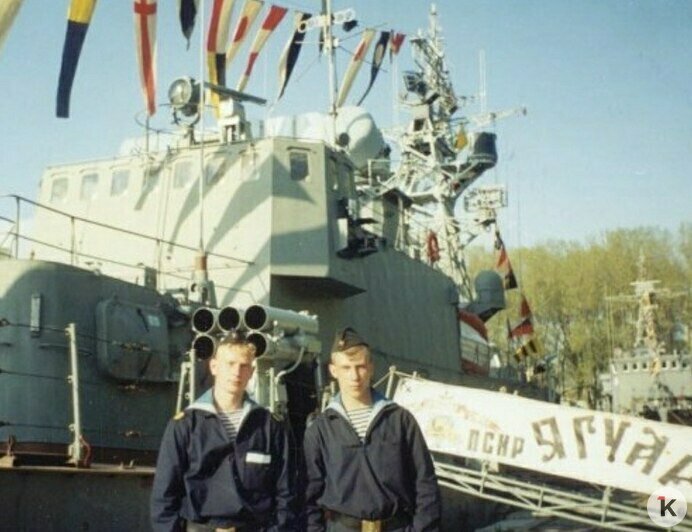 На память о службе на Балтике у Александра осталось несколько фото | Фото: архив героя материала