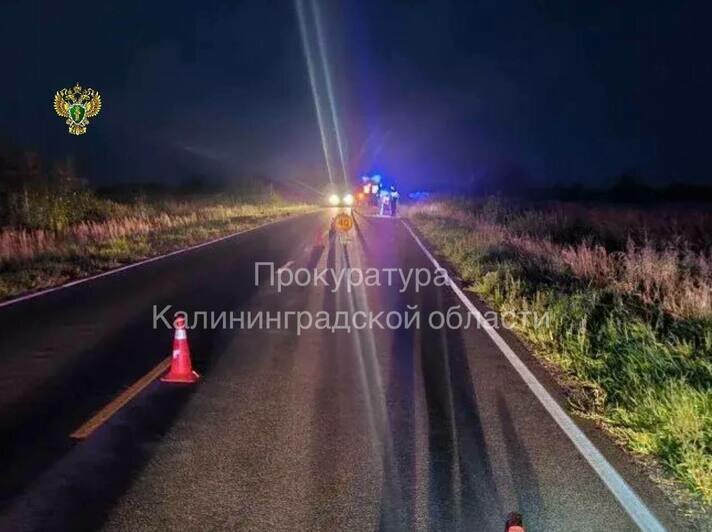 После ДТП под Неманом, где пьяная девушка без прав насмерть сбила велосипедиста, возбудили уголовное дело - Новости Калининграда | Фото: канал прокуратуры Калининградской области / Телеграм