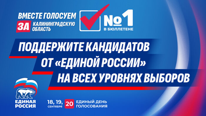 Алексей Беспрозванных: Каждый ваш голос за «Единую Россию» — это голос ЗА Калининградскую область - Новости Калининграда
