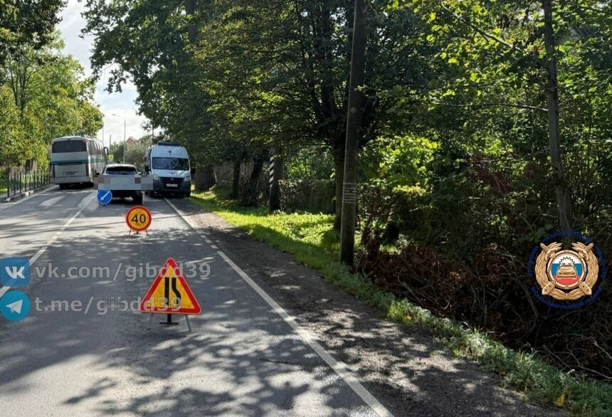 В посёлке под Черняховском кроссовер сбил мужчину, переходившего дорогу не по зебре - Новости Калининграда | Фото: сообщество Госавтоинспекции Калининградской области / «ВКонтакте»