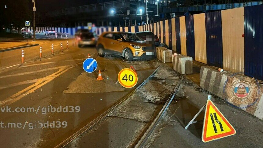У двухъярусного моста в Калининграде, где для безопасности несколько раз меняли схему движения, произошло смертельное ДТП - Новости Калининграда | Фото: Госавтоинспекция Калининградской области