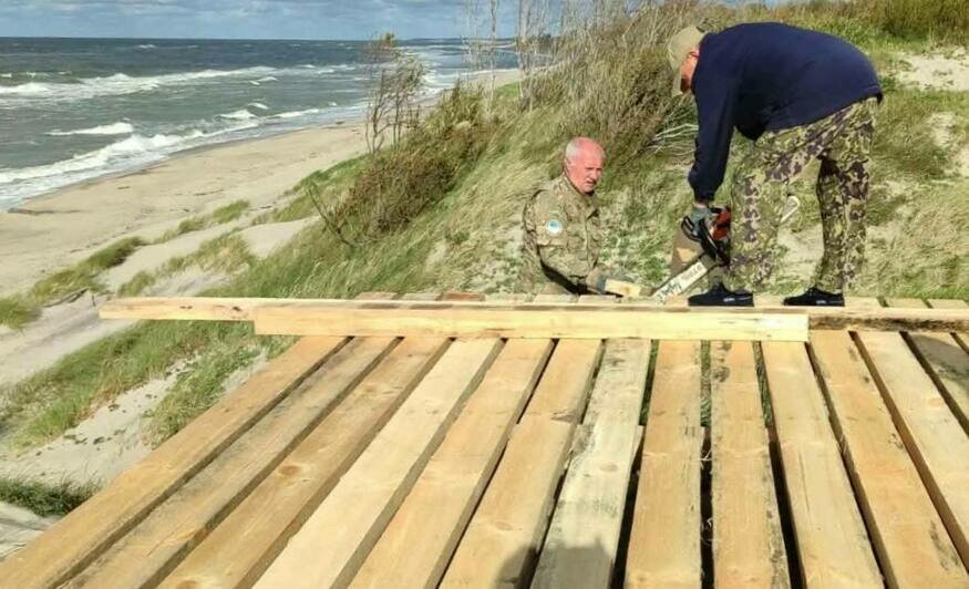 Туристов Куршской косы попросили временно не ходить к морю на 14 км - Новости Калининграда | Фото: канал национального парка «Куршская коса» / Телеграм