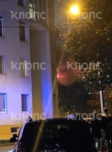 В Калининграде на Орудийной загорелась квартира в 14-этажке (фото, видео) - Новости Калининграда | Фото: очевидцы