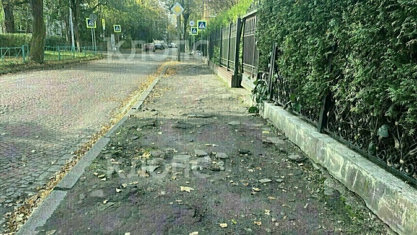 В Калининграде подлатали улицу, которую критиковал губернатор после утренней пробежки - Новости Калининграда | Фото: архив «Клопс»