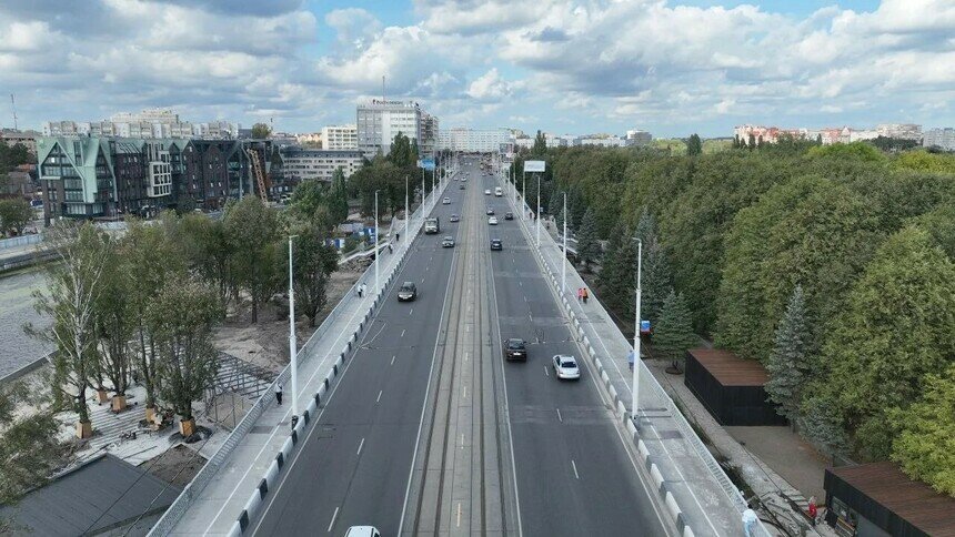 Ориентировочно камеры, фиксирующие нарушения, появятся на Эстакадном мосту через 2,5 месяца. | Фото: администрация Калининграда