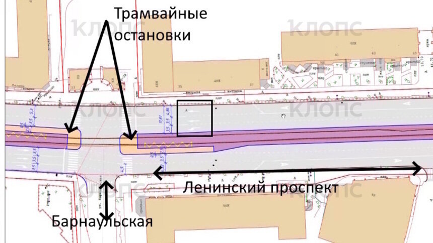 На Ленинском проспекте в Калининграде сократят выделенные полосы - Новости Калининграда | Фото: «Клопс»