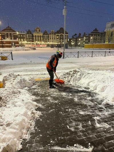 Коммунальные службы в Калининграде работали всю новогоднюю ночь - Новости Калининграда | Фото: Елена Дятлова