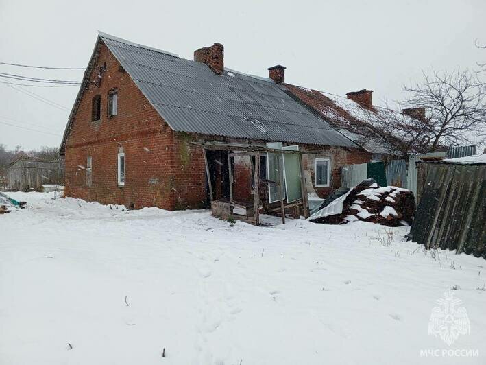 В немецком доме из-за неисправности котла погиб мужчина | Фото: Телеграм-канал МЧС Калининградской области