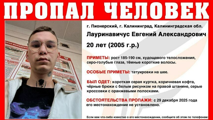 В Калининградской области ищут пропавшего 20-летнего парня - Новости Калининграда | Фото: ПСО "Запад"