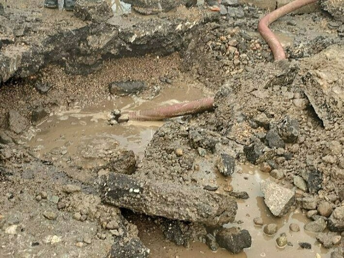 Черняховск в Рождество остался без воды из-за крупной аварии    - Новости Калининграда | Фото: областной «Водоканал»