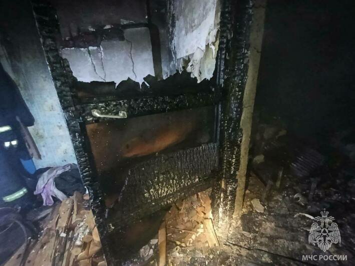 В Калининградской области пенсионер погиб при пожаре (фото) - Новости Калининграда | Фото: ГУ МЧС России по Калининградской области