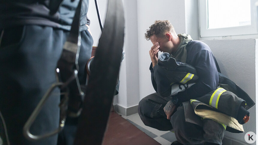 Калининградские пожарные спасли женщину с маленькими детьми   - Новости Калининграда | Фото: Александр Подгорчук / Архив «Клопс»