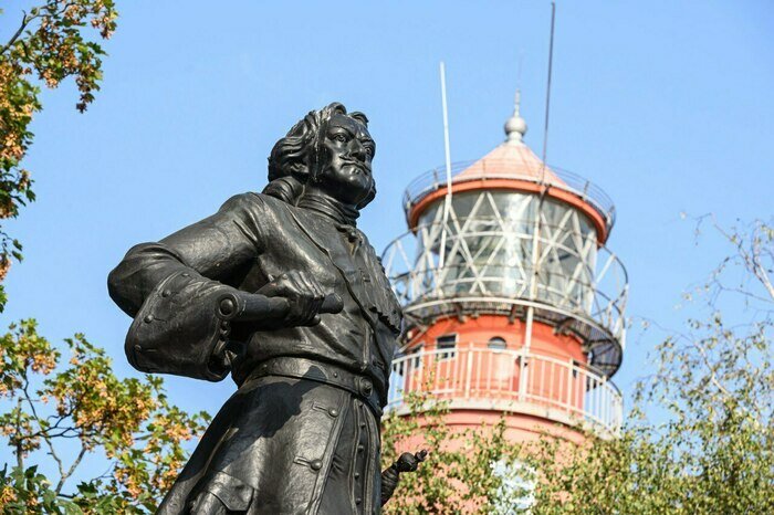 Балтийск, вид на маяк. | Фото: Александр Мелехов