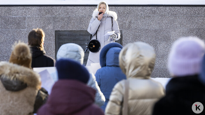 Отмороженный протест: в Калининграде прошёл митинг против застройки зелёных зон и загрязнения окружающей среды (фото) - Новости Калининграда | Фото: Александр Подгорчук / «Клопс»