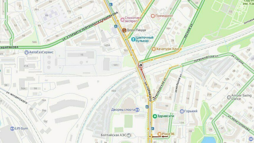 Из-за аварии на улице Горького временно изменена схема движения транспорта | Фото: Администрация Калининграда