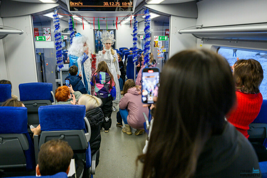 У пассажиров с детьми наиболее популярен был «Новогодний экспресс» | Фото: Александр Мелехов