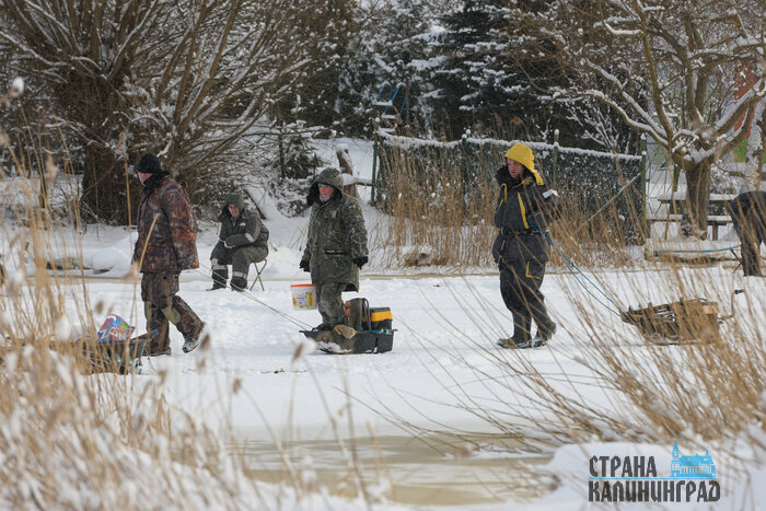 Как на картинах Брейгеля: в новогодние каникулы река Прохладная превратилась в рыбацкий городок