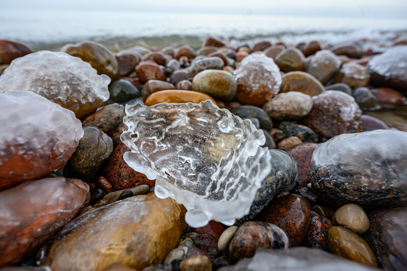 Ледяная Балтика: как мороз украсил побережье (фото)
