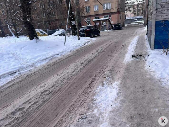 Калининградцы нашли после снегопада тротуары, над которыми как будто поработал волшебник - Новости Калининграда | Фото: «Клопс»
