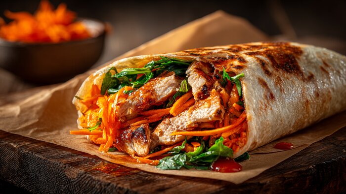 Лаваш, мясо и фантазия: 3 рецепта шаурмы на все случаи жизни - Новости Калининграда | Иллюстрация: Алиса Игонина / Midjourney