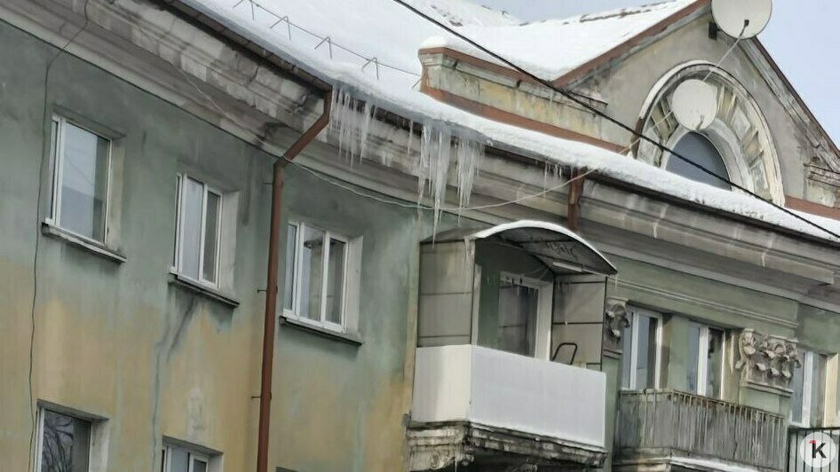 Брамса тоже в ледяном уборе | Фото: «Клопс»