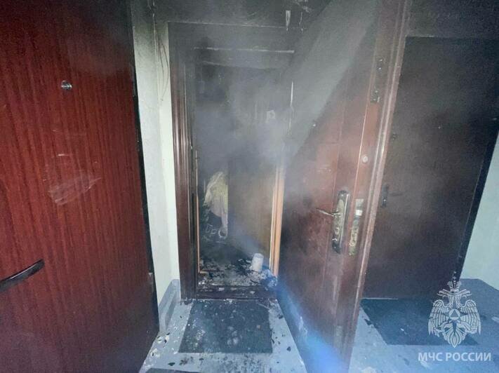 Ползком выбралась из горящей квартиры и очнулась только на улице: в Московском районе при пожаре пострадала женщина - Новости Калининграда | Фото: пресс-служба МЧС по Калининградской области