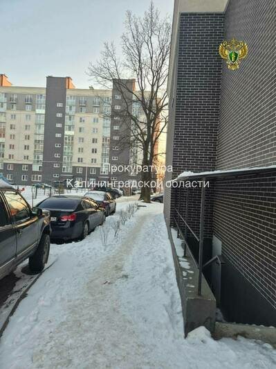 В Калининграде 10-летняя девочка получила перелом позвоночника, поскользнувшись во дворе - Новости Калининграда | Фото: прокуратура Калининградской области