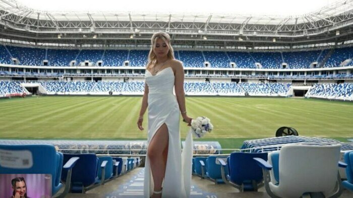 В шоу «Четыре свадьбы» на «Пятнице» победила гинеколог, отпраздновавшая торжество на «Ростех Арене» - Новости Калининграда | Фото: кадр из передачи