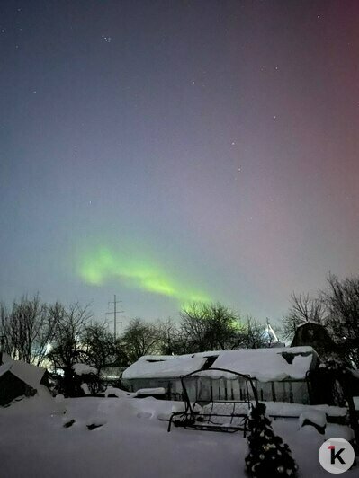 Настоящая светомузыка: калининградцы засняли в небе над регионом полярное сияние (фото) - Новости Калининграда | Фото очевидцев
