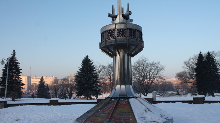 Сквер у «Мировых часов»  | Фото: Алёна Михайлова