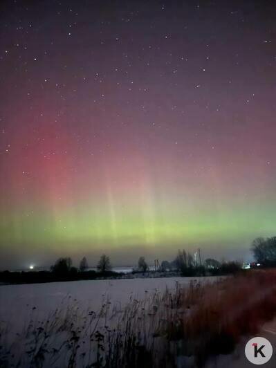 Северное сияние над Калининградской областью: жители сделали десятки ярких фото   - Новости Калининграда | Фото: Жанна Игнатьева