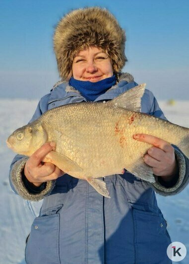Лещи вместо рядовок: грибники из Калининграда переключились на подлёдный лов (фото, видео)   - Новости Калининграда | Фото: Николай Смирнов