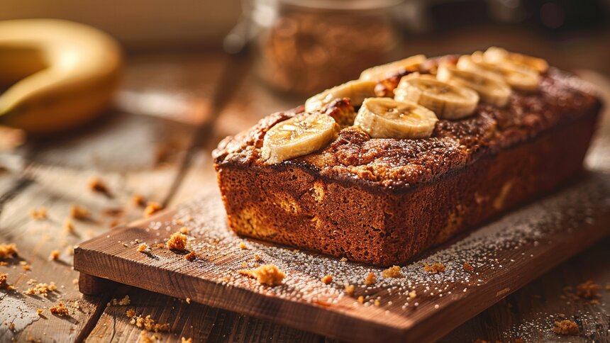 Домашний банановый хлеб: идеальный рецепт уютной выпечки - Новости Калининграда | Иллюстрация: Алиса Игонина / Midjourney