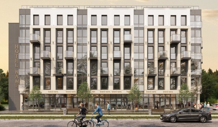 Такой проект отеля предложили архитекторы | Фото: из презентации, представленной на градостроительном совете