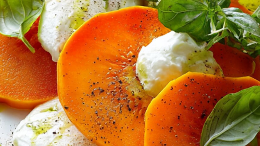 Казалось бы, при чём здесь хурма: Ольга Бузова рассказала, каким капрезе удивляет гостей - Новости Калининграда | Иллюстрация: Алиса Игонина / «Клопс»