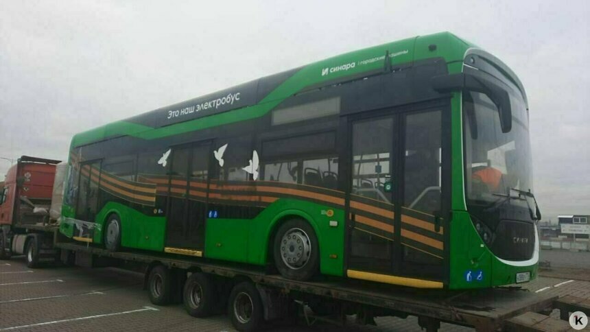 Привезённый в Калининград месяц назад электробус ещё не вышел на линию - Новости Калининграда | Фото: Елена Дятлова