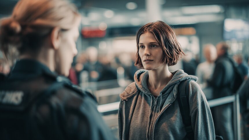 В Храброво на досмотре калининградку заставили раздеться до бюстгальтера  - Новости Калининграда | Иллюстрация: «Клопс»