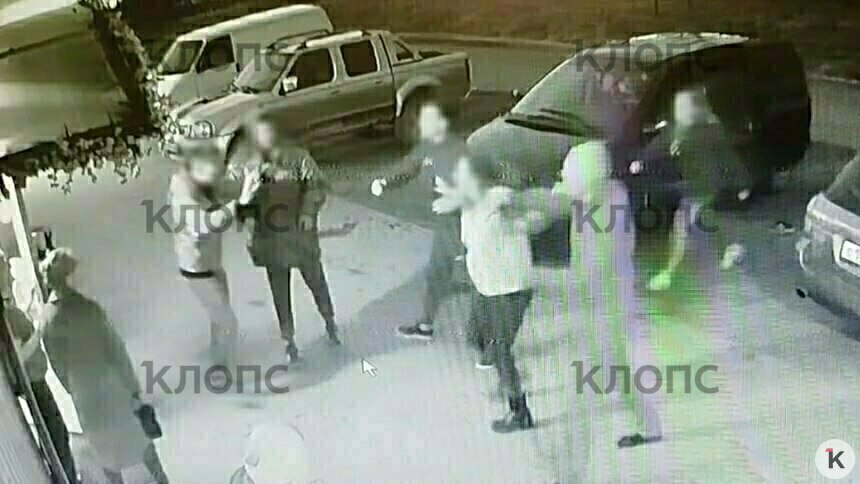 Момент нападения  | Скриншот видеозаписи 