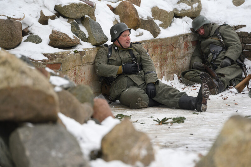 Зима 45-го: уличный бой за Лабиау - реконструкция в Полесске (фото)