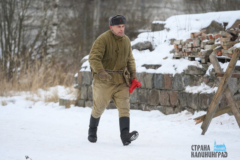 Зима 45-го: уличный бой за Лабиау - реконструкция в Полесске (фото)