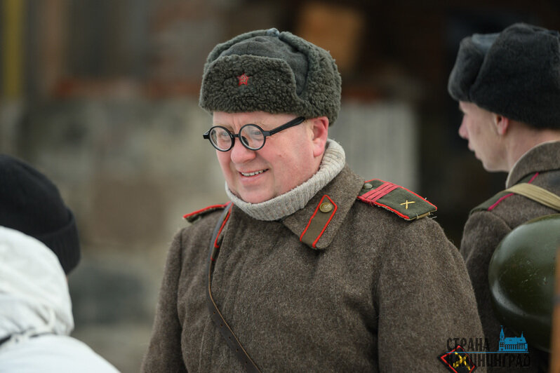 Зима 45-го: уличный бой за Лабиау - реконструкция в Полесске (фото)