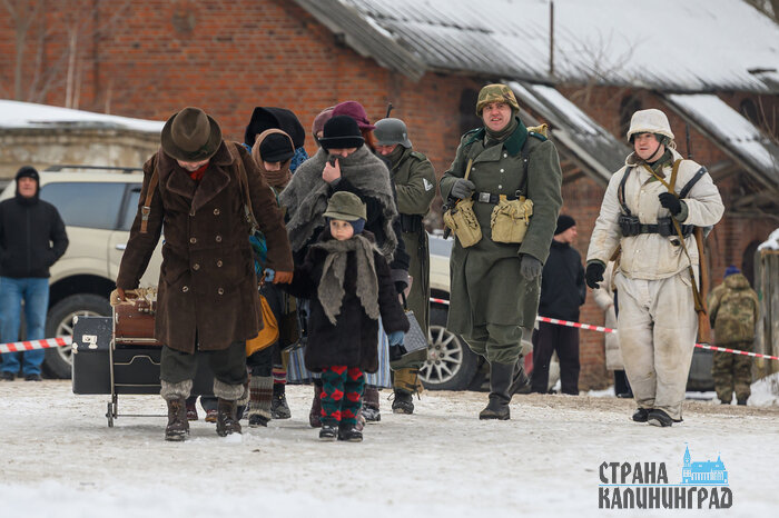 Зима 45-го: уличный бой за Лабиау - реконструкция в Полесске (фото)