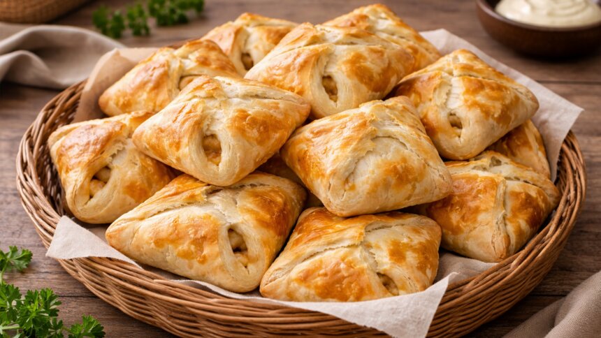 Жених умолял не убирать противень: калининградка поделилась простым секретом пирожков с картошкой - Новости Калининграда | Иллюстрация: Алиса Игонина / «Клопс»