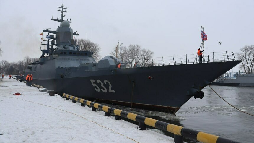 Обогнул полтора экватора: корвет «Бойкий» вернулся в Балтийск из дальнего похода - Новости Калининграда | Фото: пресс-служба Балтийского флота
