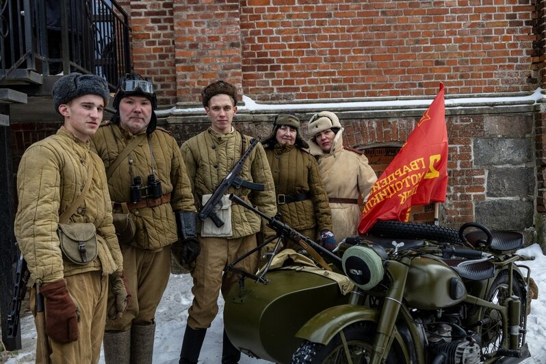 В Полесске прошёл традиционный штурм: реконструкторы воссоздали эпизоды боёв за город (фото, видео) - Новости Калининграда | Фото: администрация Полесского муниципального округа